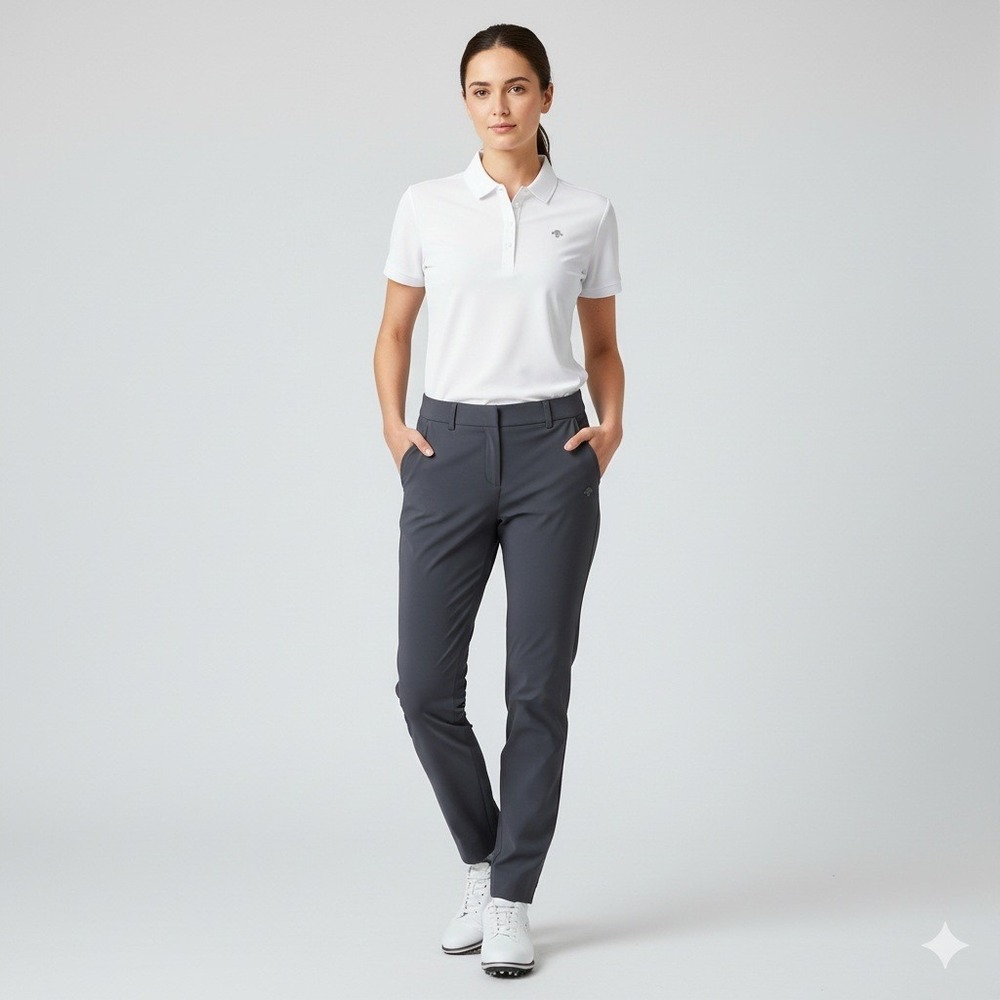 Descente Golf Women's 3XS / 26" black jogger Pants Ankle Cuffed Golf Casual